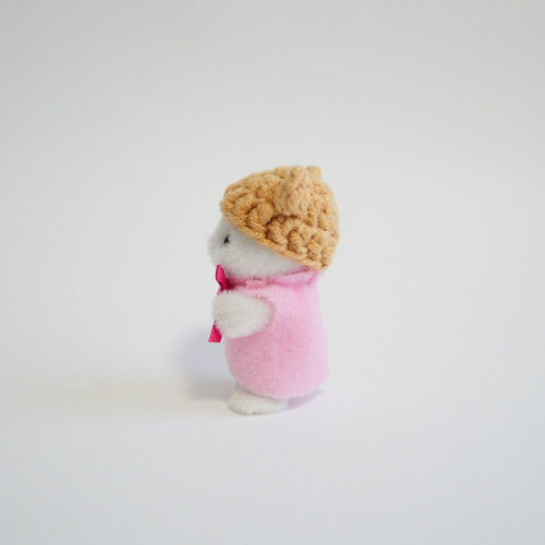 くま耳 ミニ帽子 ニット帽 シルバニア アザラシの赤ちゃん クマ