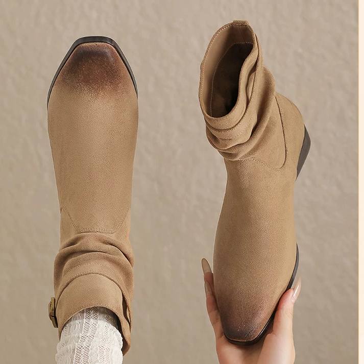 2025新作 レディースシューズ 靴 日本製 オリジナルシューズ 履きやすい 歩きやすい 靴擦れしない ブーティ 7,029円