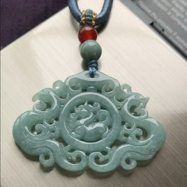 翡翠 天然石 本翡翠 翡翠ネックレス 翡翠ペンダント ネックレス ペンダント 貔貅（ひきゅう）