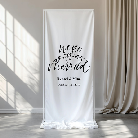 高砂装飾 タペストリー ウェディング 結婚式 ウェルカムボード