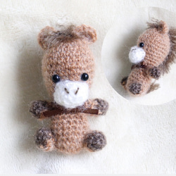 トイプードルのあみぐるみキーホルダー あみぐるみ ほっこりくらぶ