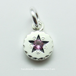 アメジスト　心の平和　ミニサイコロペンダント　シルバー925 受注生産商品 心の平和 アメジスト ミニサイコロペンダント シルバー