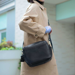 ショルダーバッグ 本革 イタリアンレザー 収納 大容量 斜めがけ バッグ