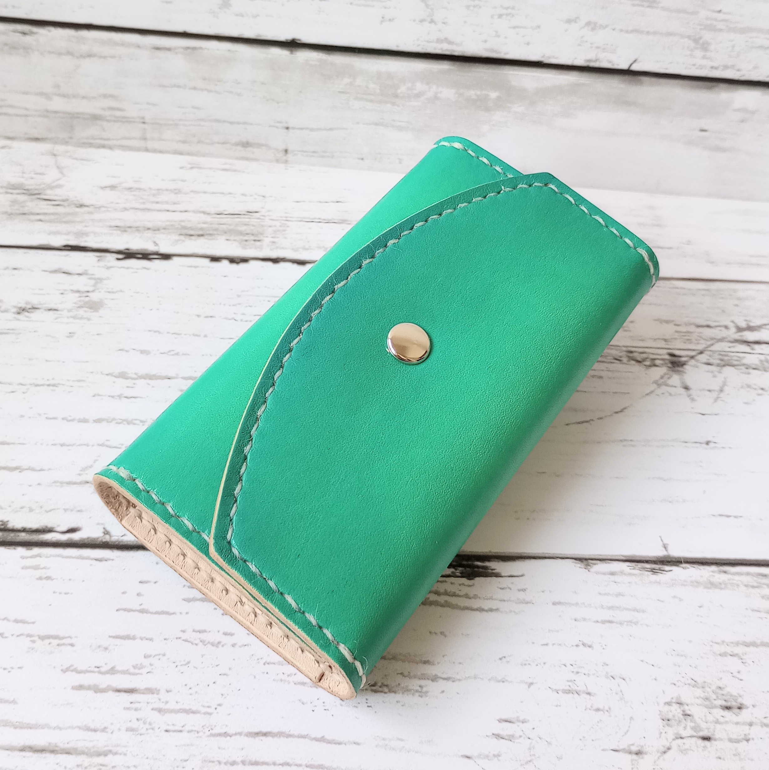 グラデーション染めキーケース