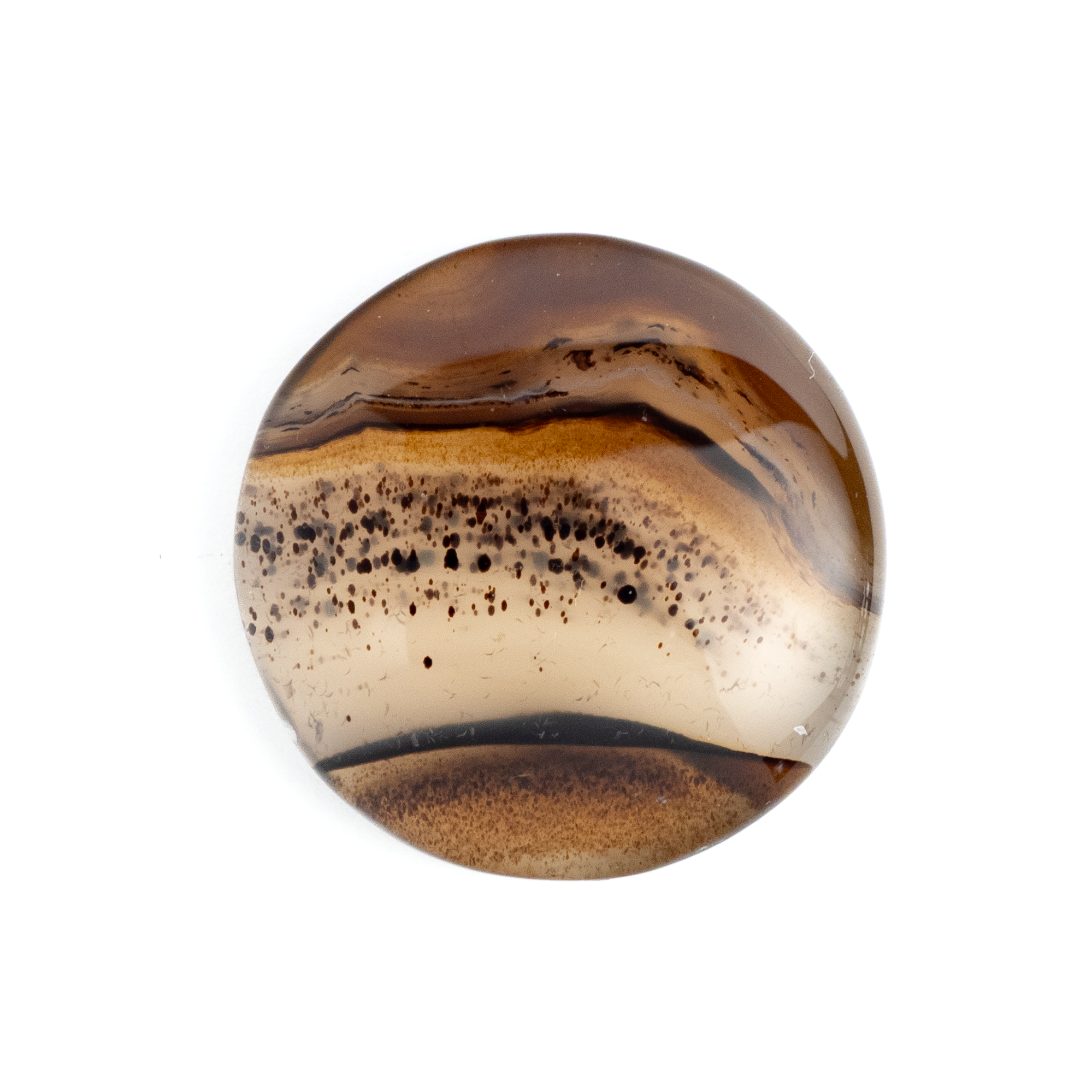 【温かみを感じる素朴な美しさ】モンタナアゲート 16.3ct