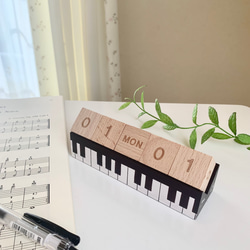 ブルー】ピアノ鍵盤☆ウェルカムボード プレート トールペイント