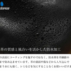 ショルダーバッグ 本革 レザー バッグ 肩掛け サコッシュ ポシェット オーカー HAB012-NO 12枚目の画像