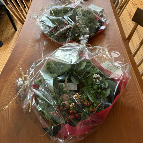 ⭐️クリスマスSALE⭐️針葉樹香るフレッシュクリスマスリースドライ