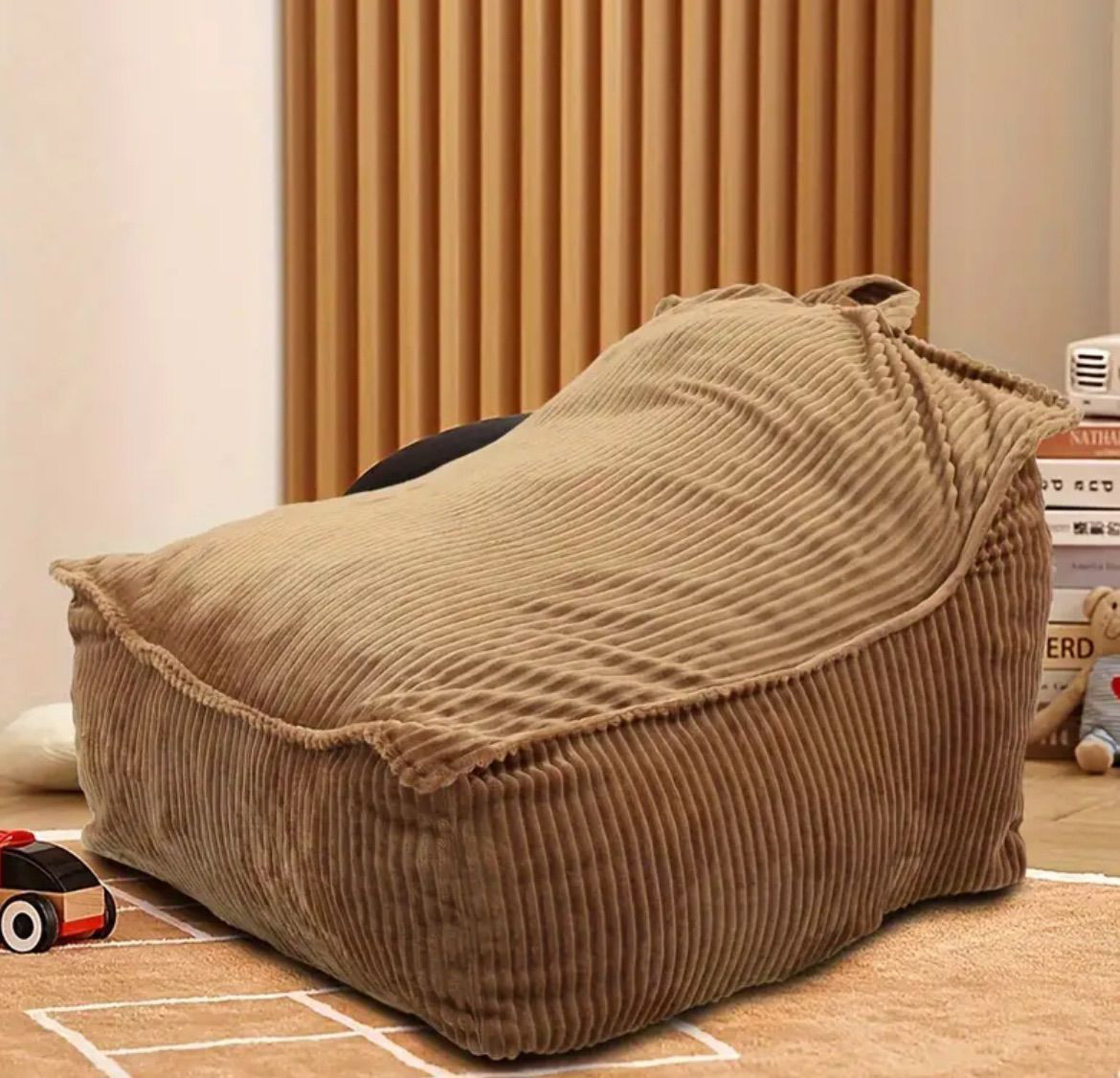 1人用ソファ ソファ  一人掛け ベット クッション インテリア ビーズクッション 大きい コンパクト キューブ 北欧