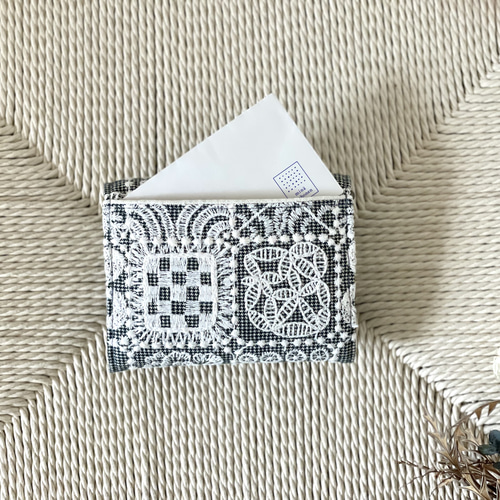 ⚮̈ミナペルホネン forest tile コンパクトウォレットS ミニ財布