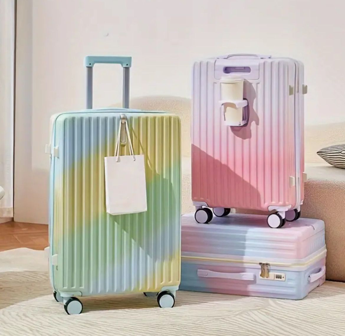 アウトドア キャリーケース スーツケース mサイズ 機内持ち込み オシャレ カバン キャリーバッグ カラースーツケース