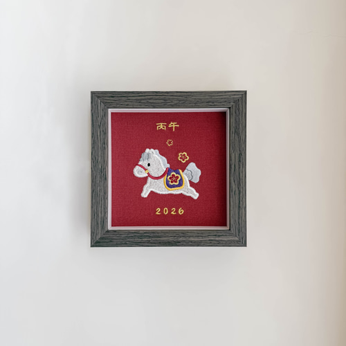 北朝鮮作家　刺繍絵　額縁つき imgrc0088647204.jpg