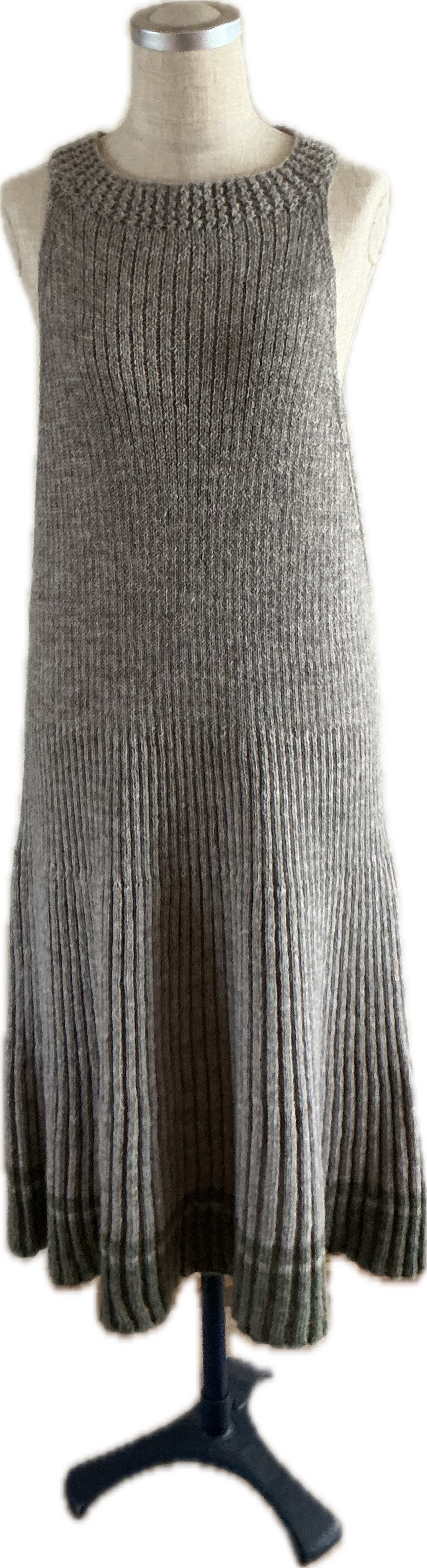 【トップダウンで編む】アメリカンスリーブの大人ニットワンピ⭐︎キット