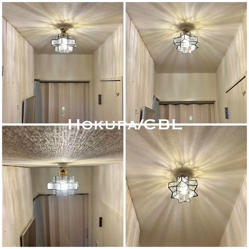 天井照明 Hokupa/CBL シーリングライト ステンドグラス E26 LED シーリングライト 照明 Hokupa/CBL ステンドグラス ランプシェード E26