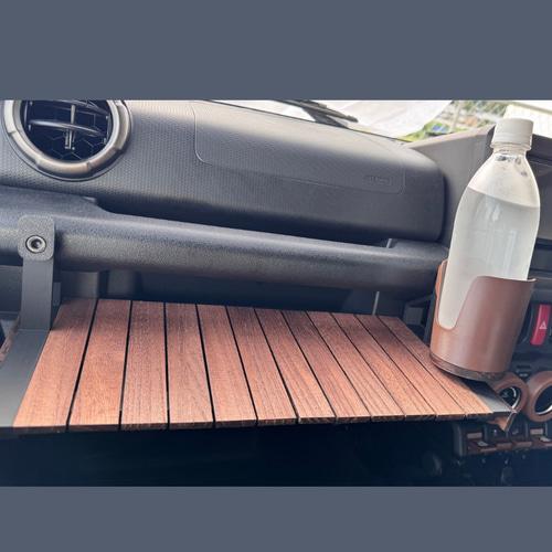 ジムニー JB64 JB74 専用折りたたみウッドテーブル｜車内ランチ