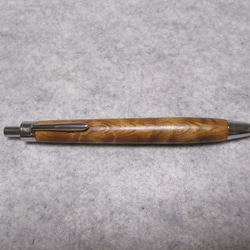 ペールムーンエボニー キヌカオイル仕上げ 木軸ボールペン(シャープ