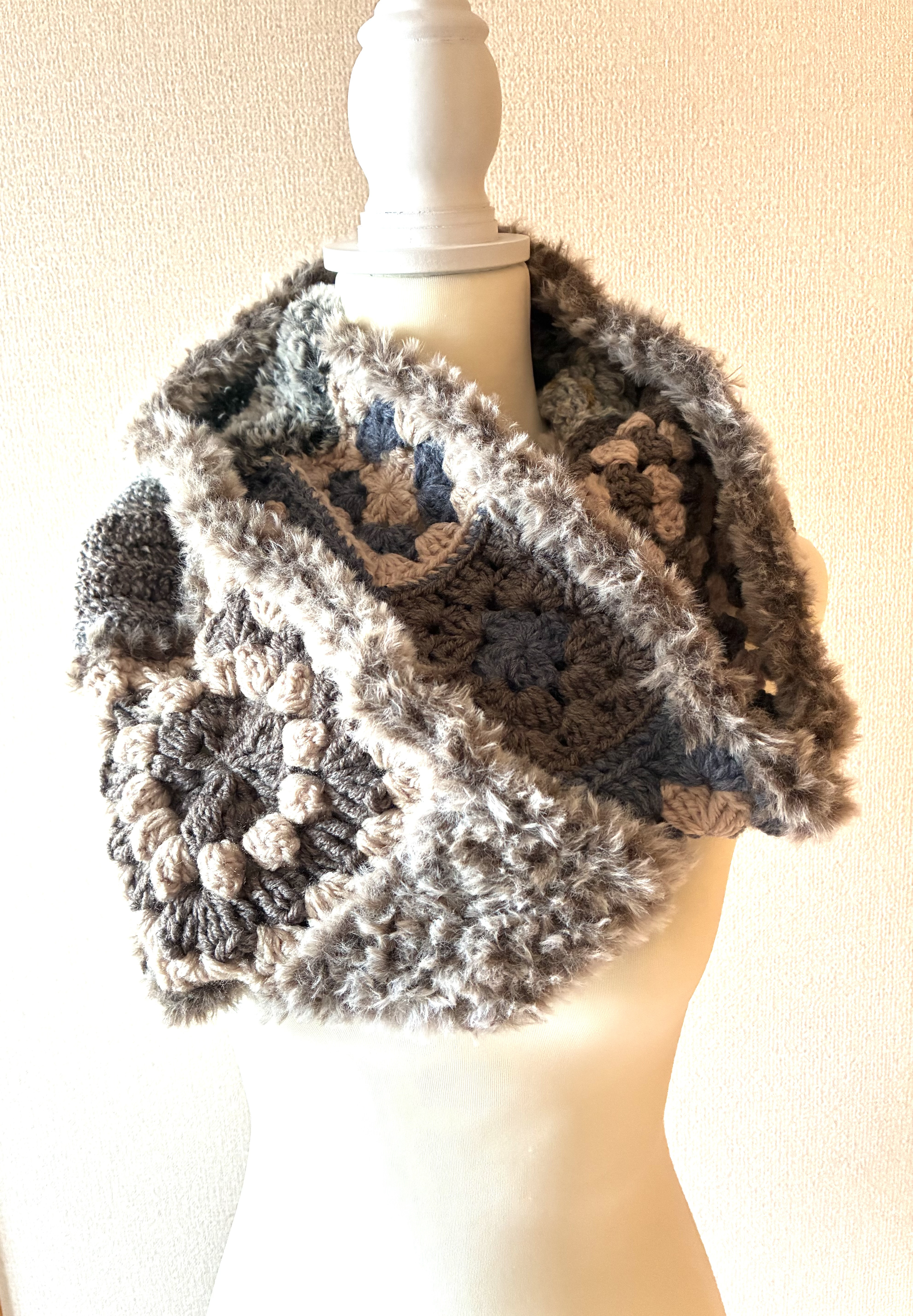 再販【秋冬】もふもふ魅せるスヌード⭐︎あったかぬくぬくボリュームの冬
