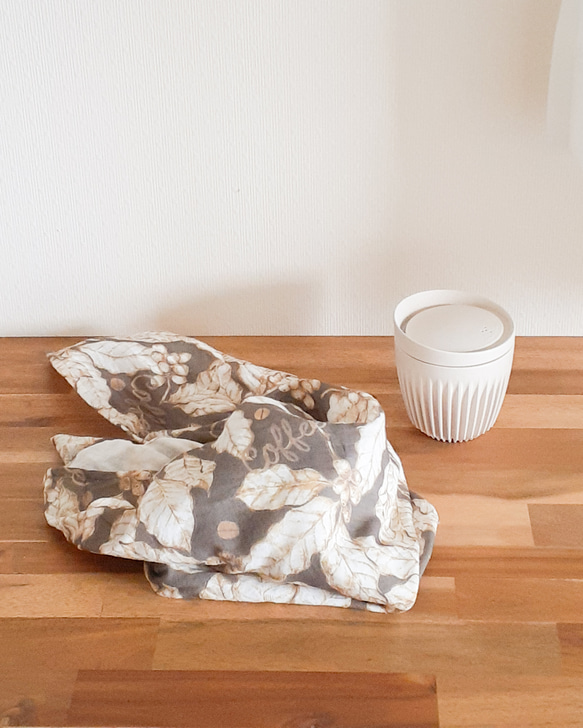 【 コーヒーギフト 】コーヒーマグ と ハンカチ セット 3枚目の画像