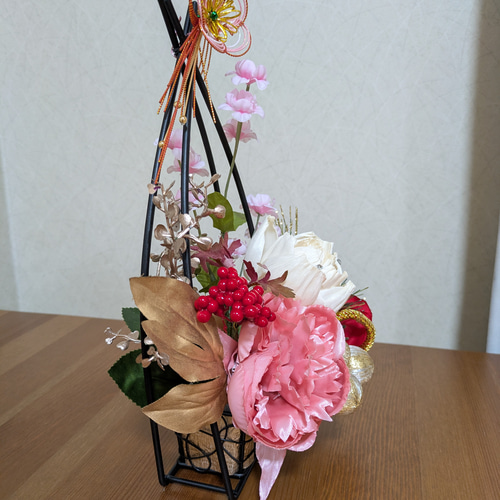 1点限定品》お正月飾りアレンジメント お正月 ソラフラワー お正月飾り