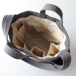 ラフショルダー＊柔らかく体に馴染む２Way大容量（モカ） 9枚目の画像