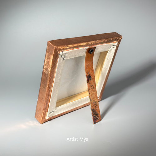 処分価格！　輝くミモザの木　F4 キャンバス　アクリル画 油絵 絵画 ミモザ 【四切木製】 - arashi1783 - BOOTH