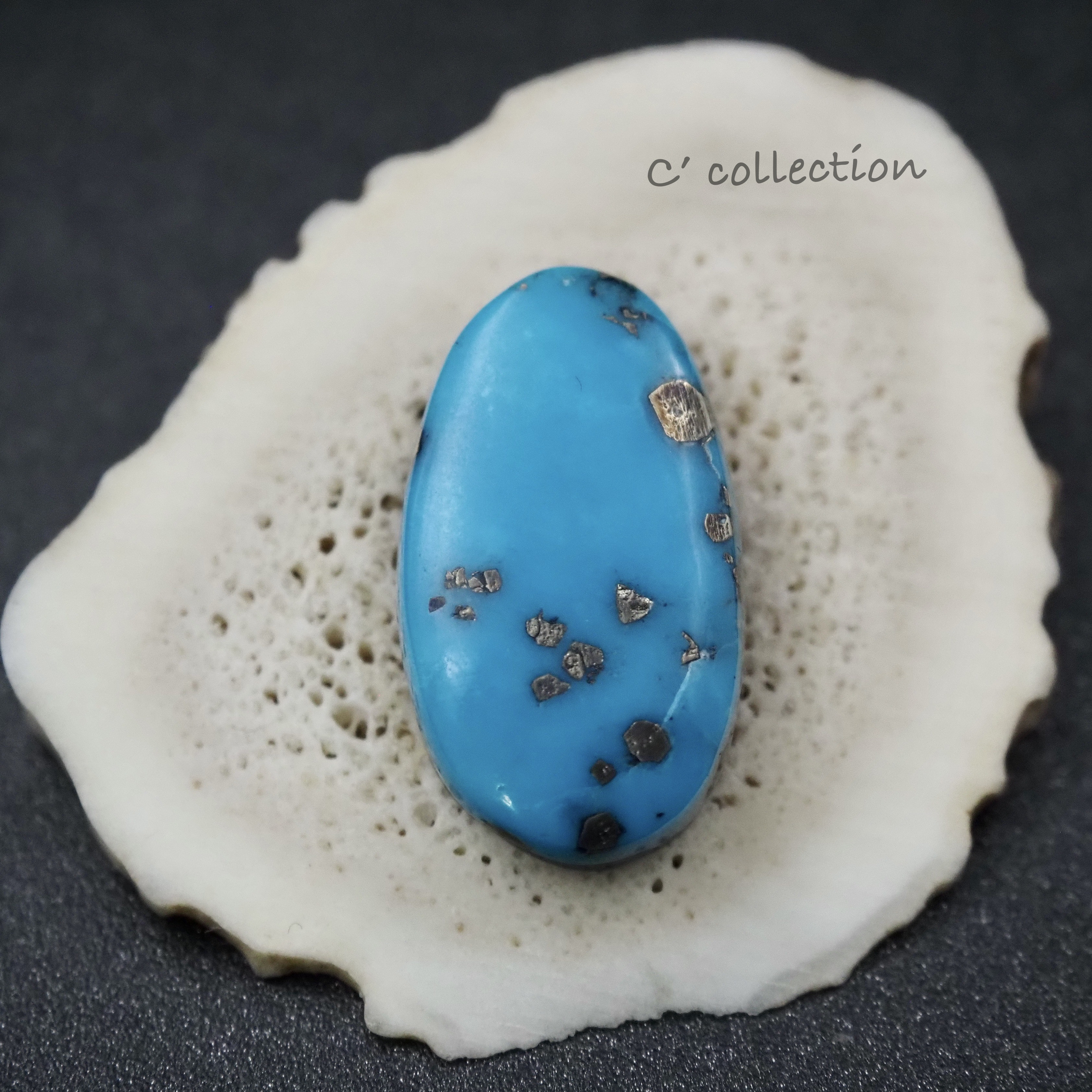 8,3ct Morenci Turquoise モレンシ ターコイズ MO-10 ルース 天然石 トルコ石 ハンドメイド