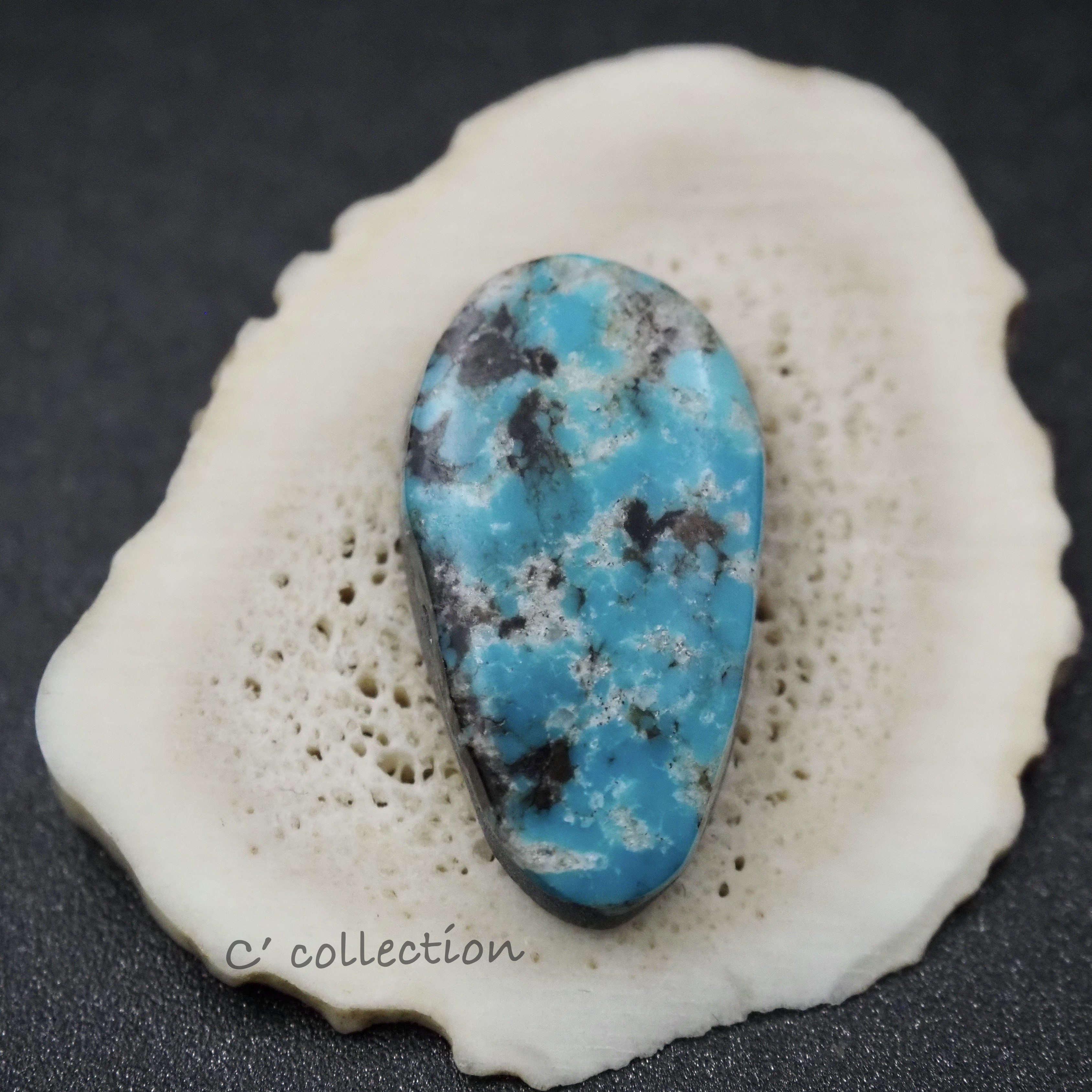 8,1ct Morenci Turquoise モレンシ ターコイズ MO-32 ルース 天然石 トルコ石 材料