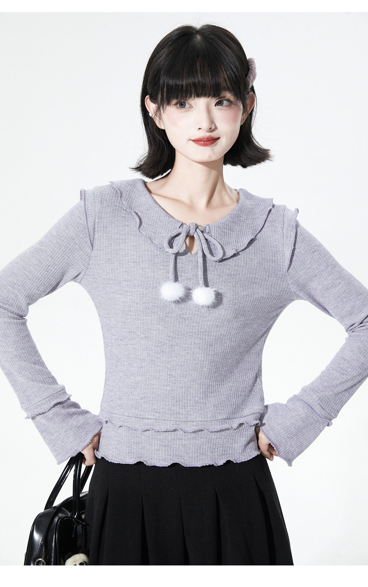 春秋冬ニットカーディガン