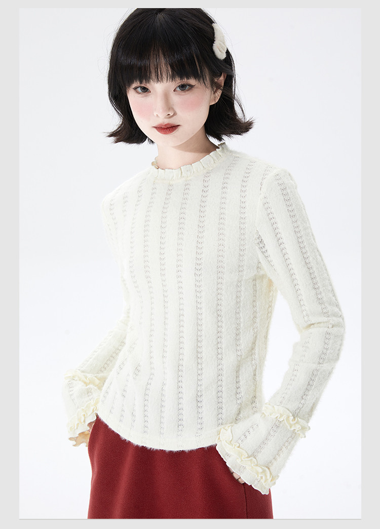 春秋冬ニットカーディガン