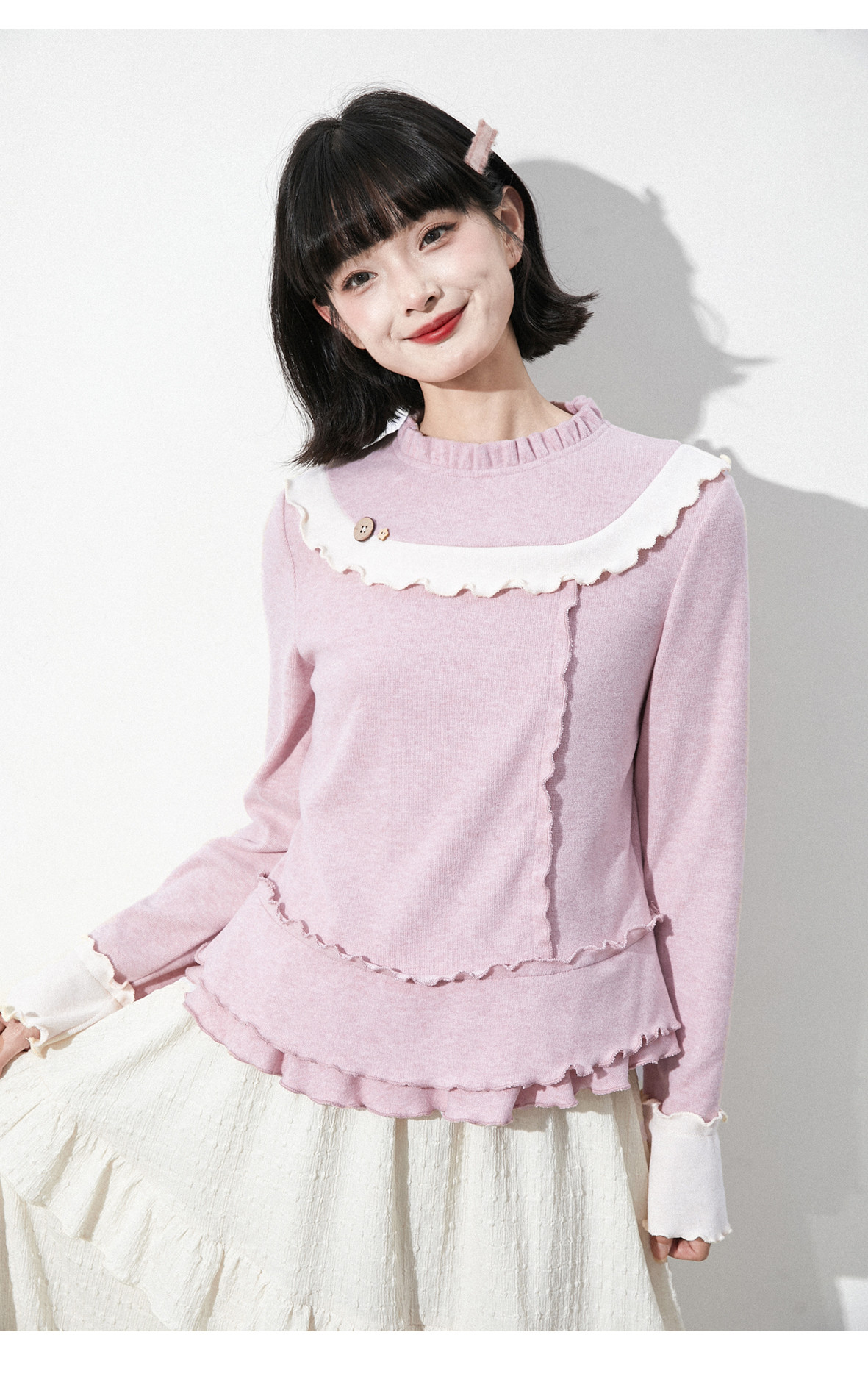 春秋冬ニットカーディガン