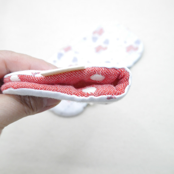 ふわもこハンカチ｜雪だるま・サンタクロース-Snowman&SantaClaus-｜S・10×20cm｜ガーゼハンカチ 3枚目の画像