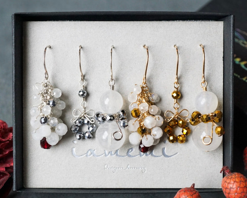 プレゼント にも最適 手作りイヤリング&ピアス プレゼント にも最適 手作りイヤリング&ピアス