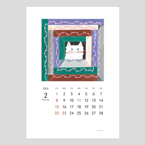 2026 にゃんこカレンダー 壁掛け 猫 カレンダー torico 通販 19960433