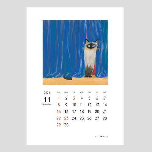 2026 にゃんこカレンダー 壁掛け 猫 カレンダー torico 通販 19960433