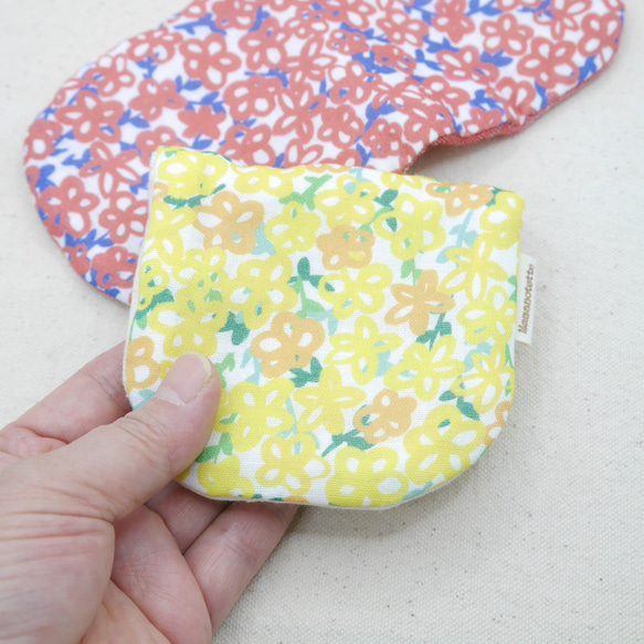 ふわもこハンカチ｜カーニバルフラワー-Carnival Flower-｜S・10×20cm｜ガーゼハンカチ｜ギフト 2枚目の画像