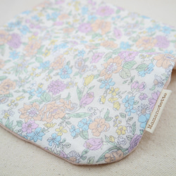 ふわもこハンカチ｜レトロフラワー-Retro Flower-｜L・20×20cm｜ガーゼハンカチ｜ハンドタオル 6枚目の画像