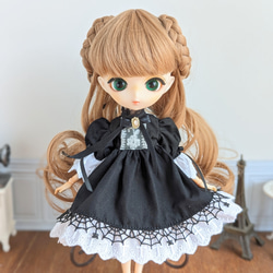 春服※ブルーの花柄クラシカルワンピース※ブライスアウトフィット