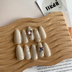 ネイルチップオーダー　nns様 ʚ✞ɞ˚˙ 自分の爪用∗*ﾟ ✼ ••┈┈••🎀••┈┈•• ✼ #chronoir