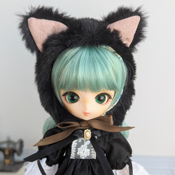 ブライスアウトフィット*1/6ドール服※ふんわりピンクのガーゼ生地の