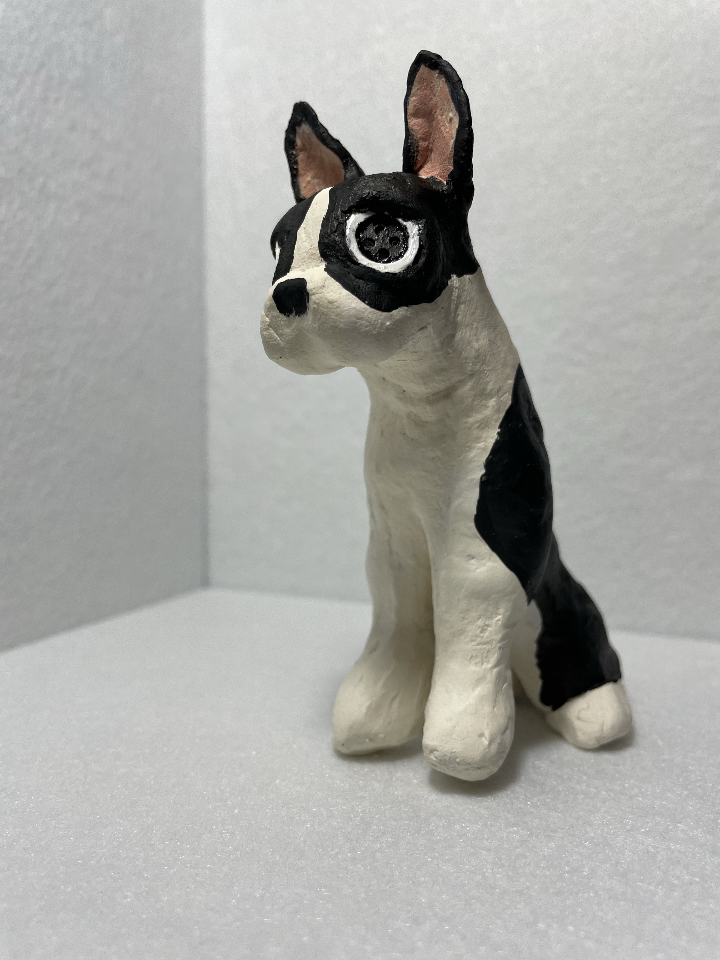ボストンテリア　犬　置物　オブジェ　ARROW#1