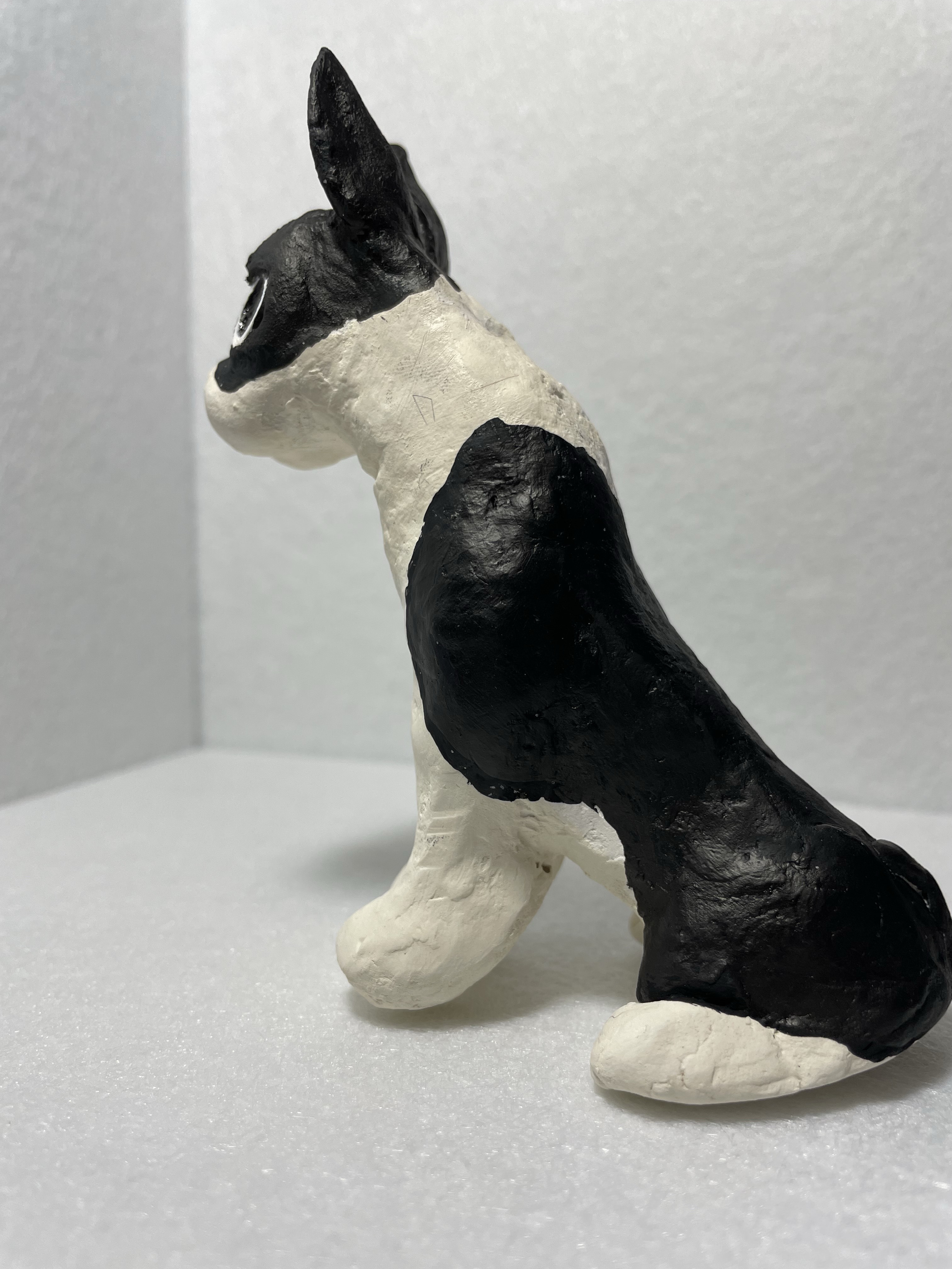 ボストンテリア　犬　置物　オブジェ　ARROW#1