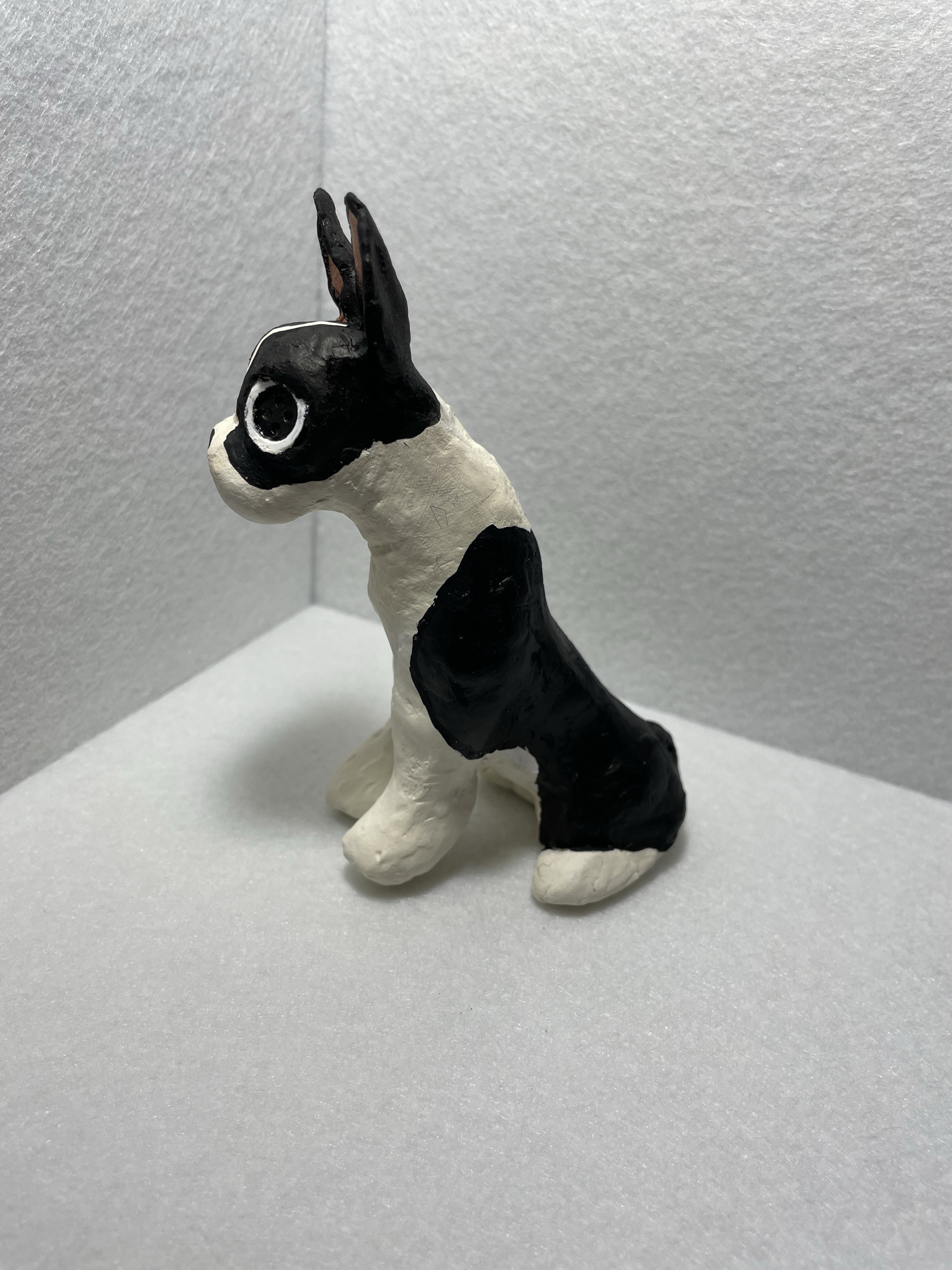 ボストンテリア　犬　置物　オブジェ　ARROW#1