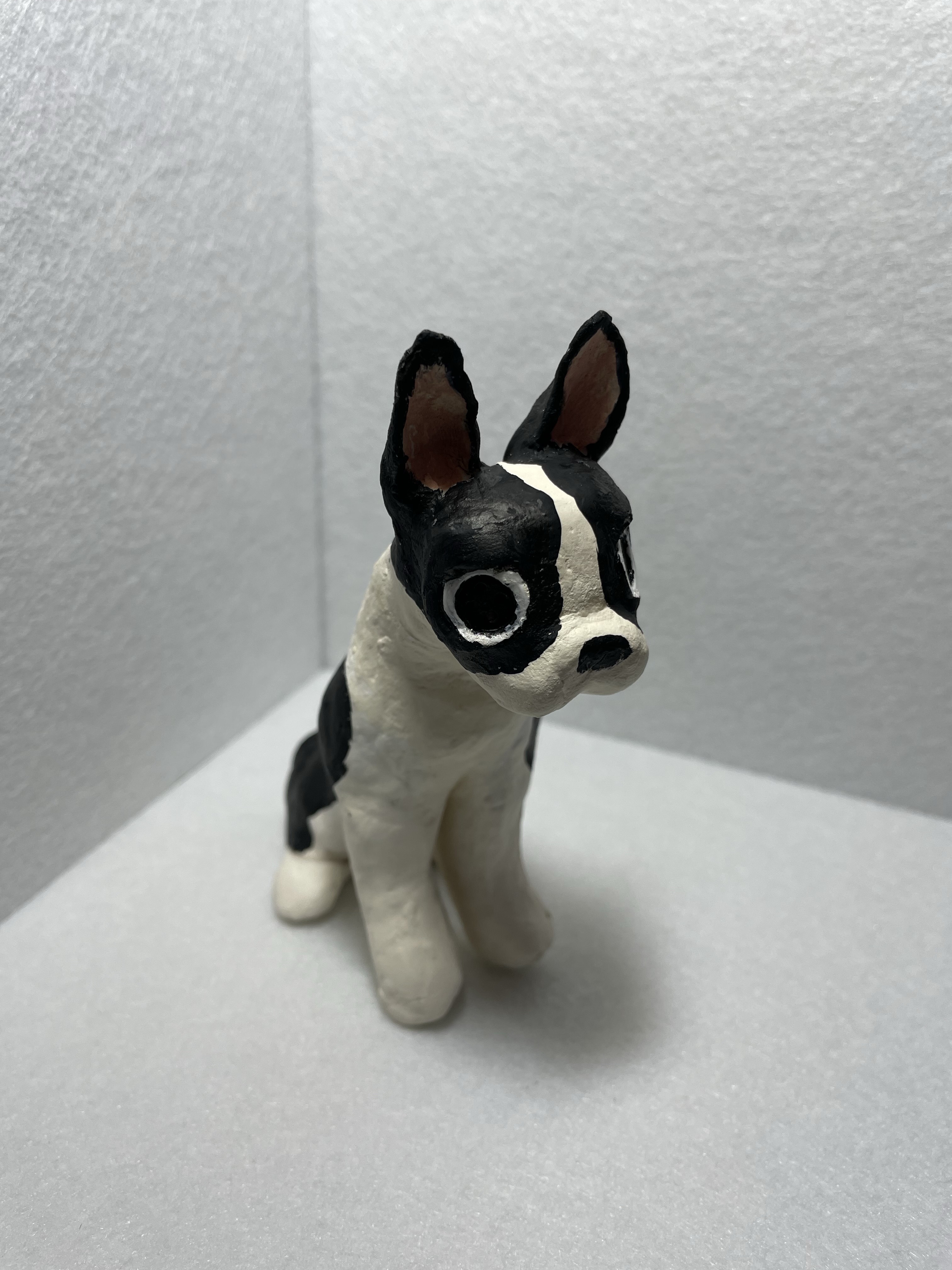 ボストンテリア　犬　置物　オブジェ　ARROW#1