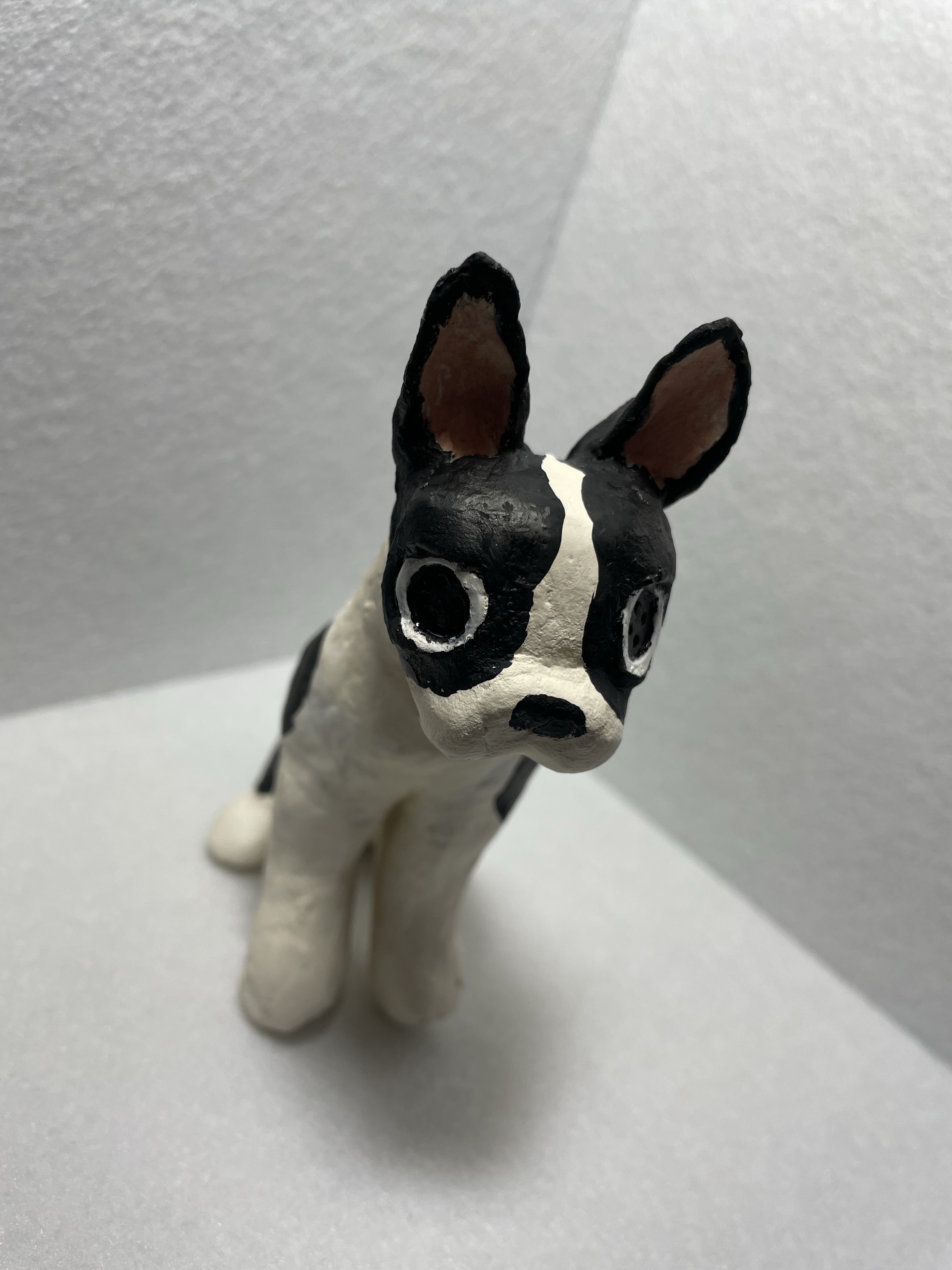 ボストンテリア　犬　置物　オブジェ　ARROW#1