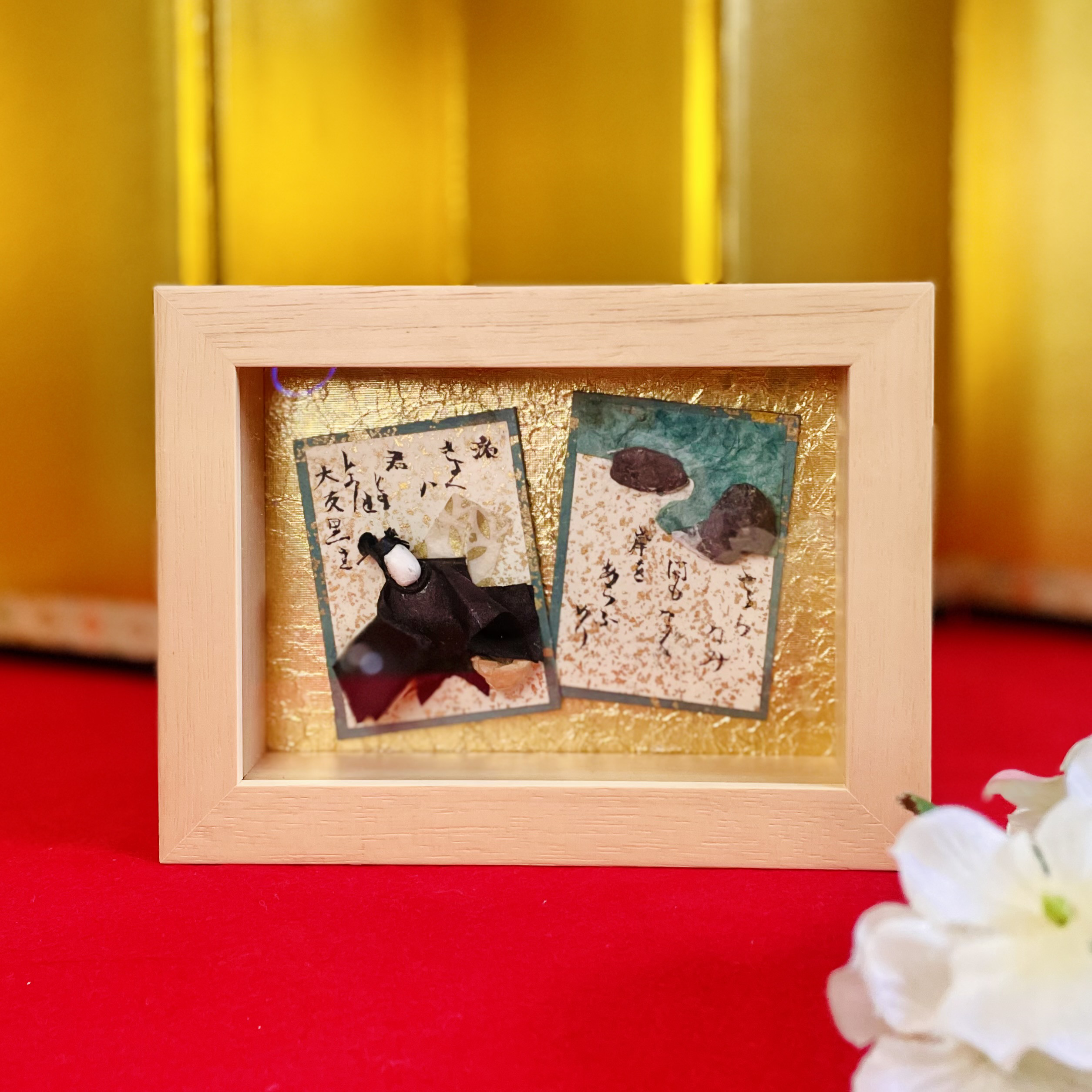 【六歌仙】インテリア　アート　和モダン　贈り物にも【大友黒主】