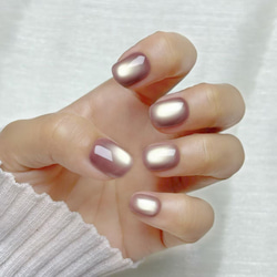 ♡ピンクネックレスネイル♡ ネイルチップ　ハンドメイド ふんわりピンクのネックレスネイル ネイルチップ（つけ爪） ☆yuho