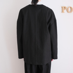 非常適合畢業典禮和入學典禮！可水洗的黑色夾克和寬腿褲。 第8張的照片