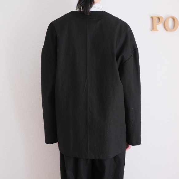 非常適合畢業典禮和入學典禮！可水洗的黑色夾克和寬腿褲。 第8張的照片