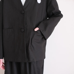 非常適合畢業典禮和入學典禮！可水洗的黑色夾克和寬腿褲。 第9張的照片