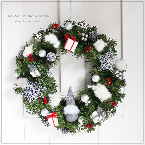 Natural & Warm Christmas - ノルディックグレーサンタのナチュラル